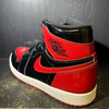Air Jordan 1 Patent Bred Sz 14