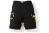 BAPE 2Layer Utility Shorts Black