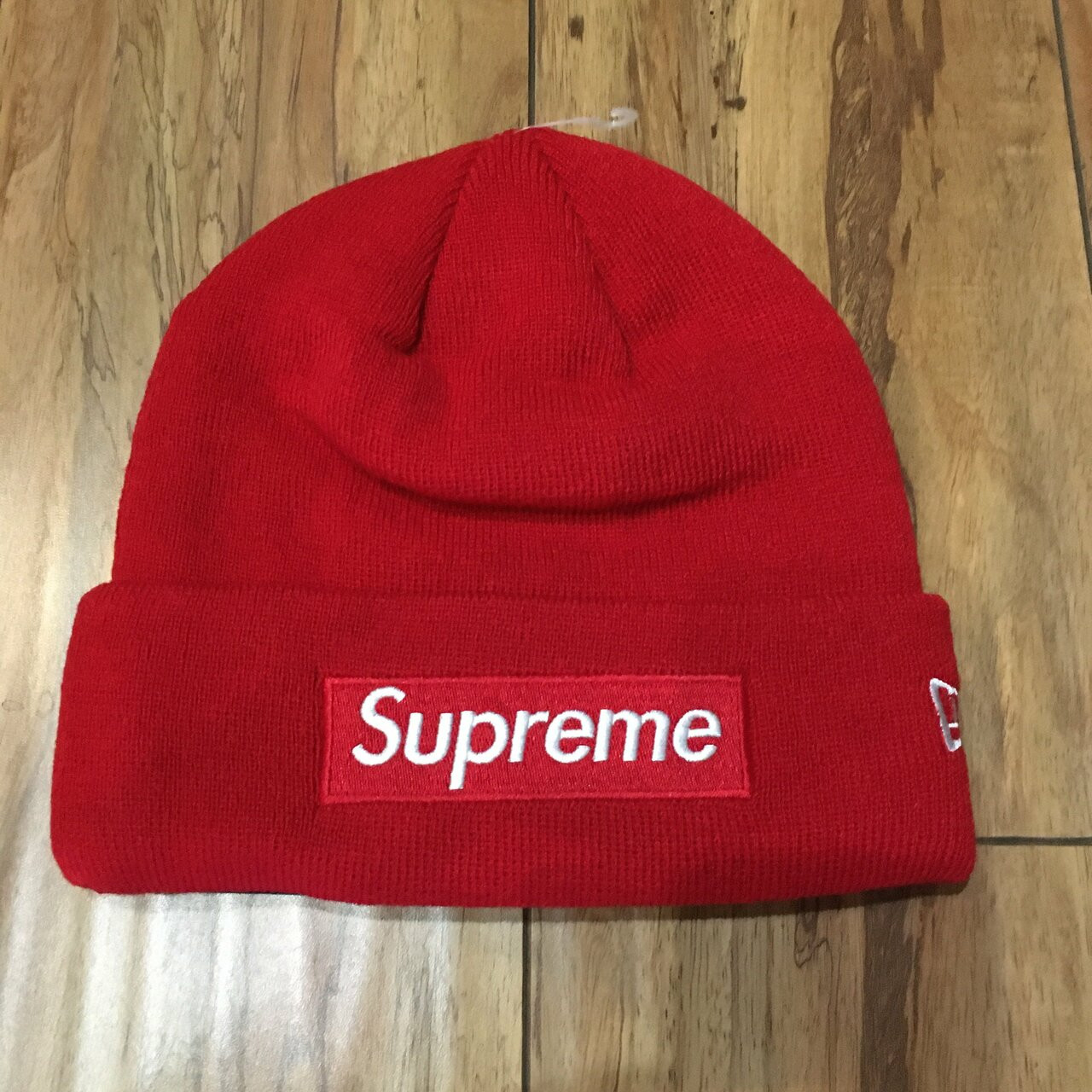 Supreme Beanie New Era Box Logo Red F/W 