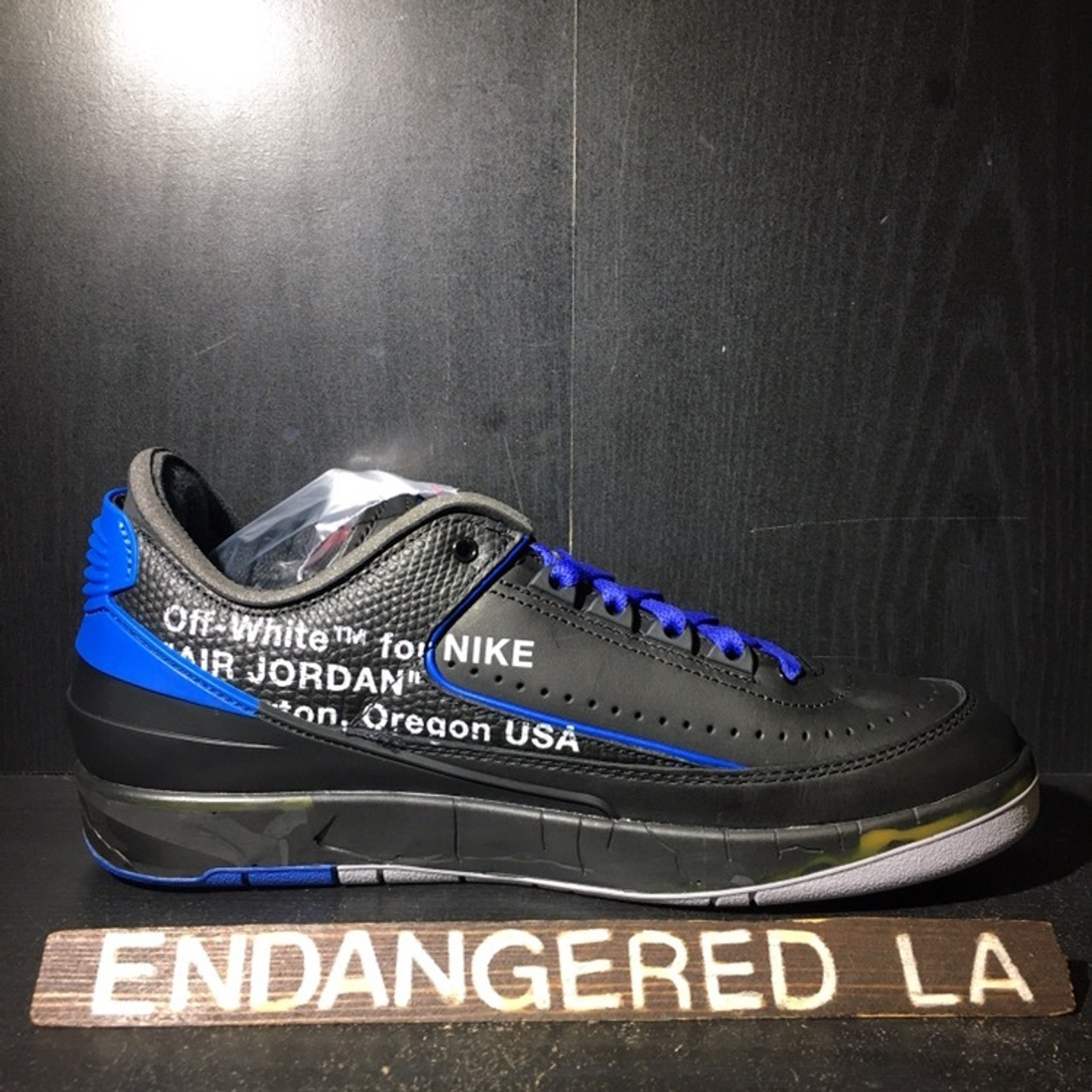 Air Jordan 2 Low Off-White Black Blue 