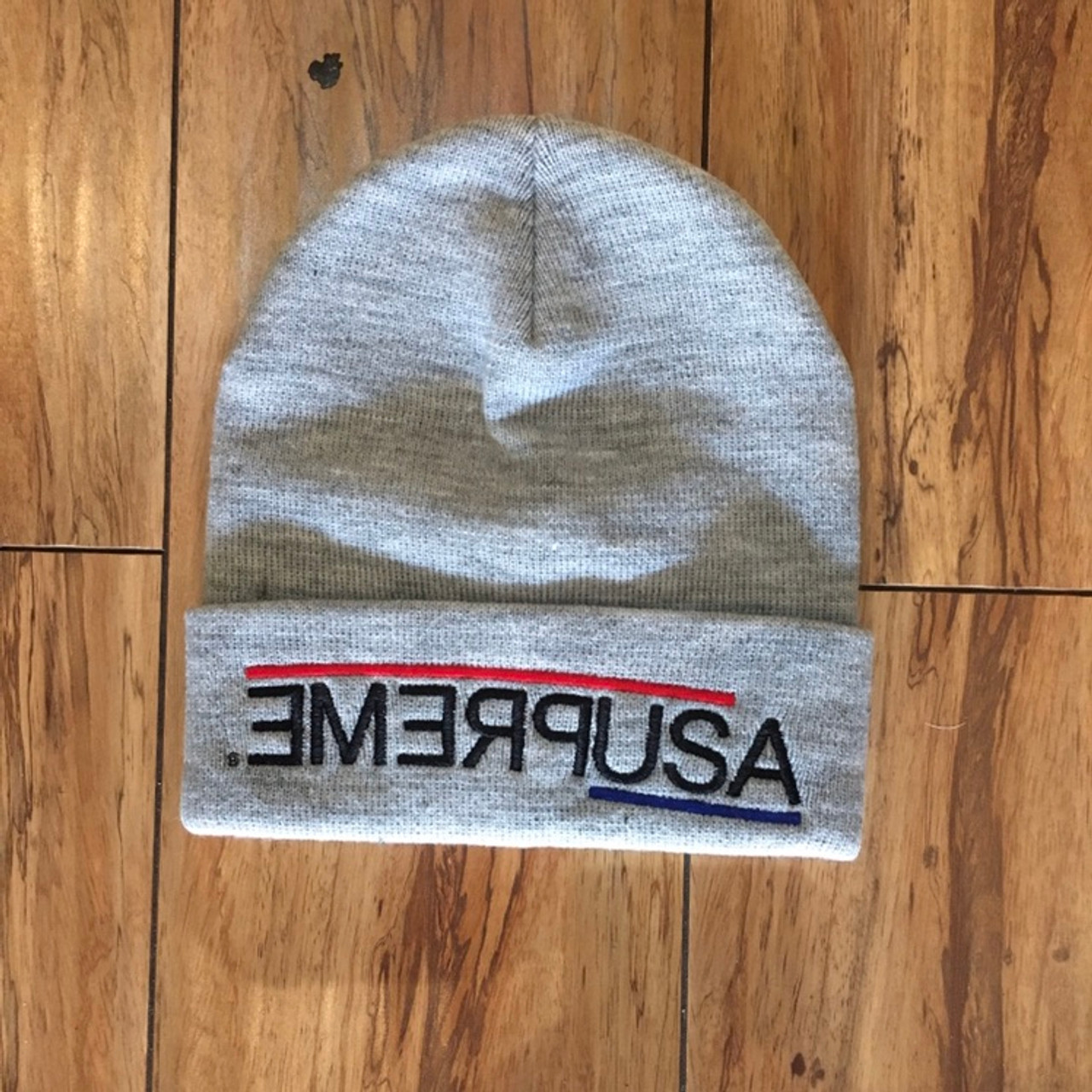 Supreme Beanie Banner Lt. Blue F/W 21' (#8000)