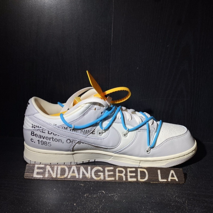 Nike Dunk Low Off-White Lot 2 Sz 7.5 