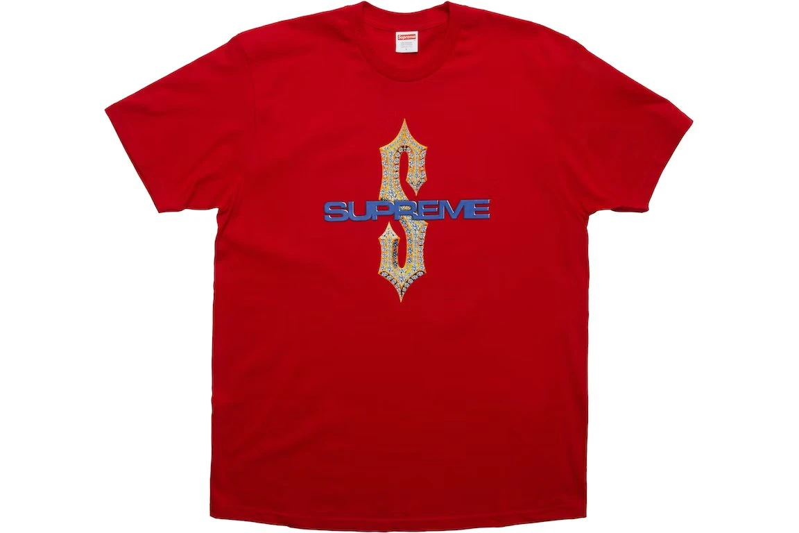 Supreme Diamonds Tee Red S/S 18
