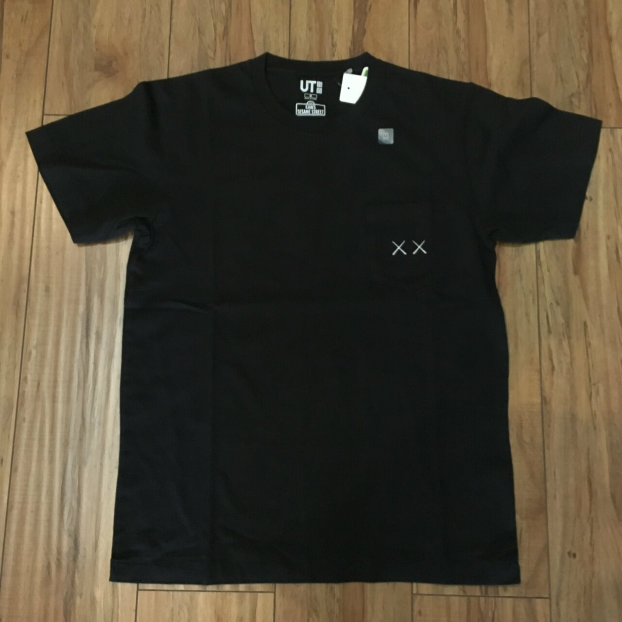 Uniqlo Kaws Double X Pocket Tee Black 