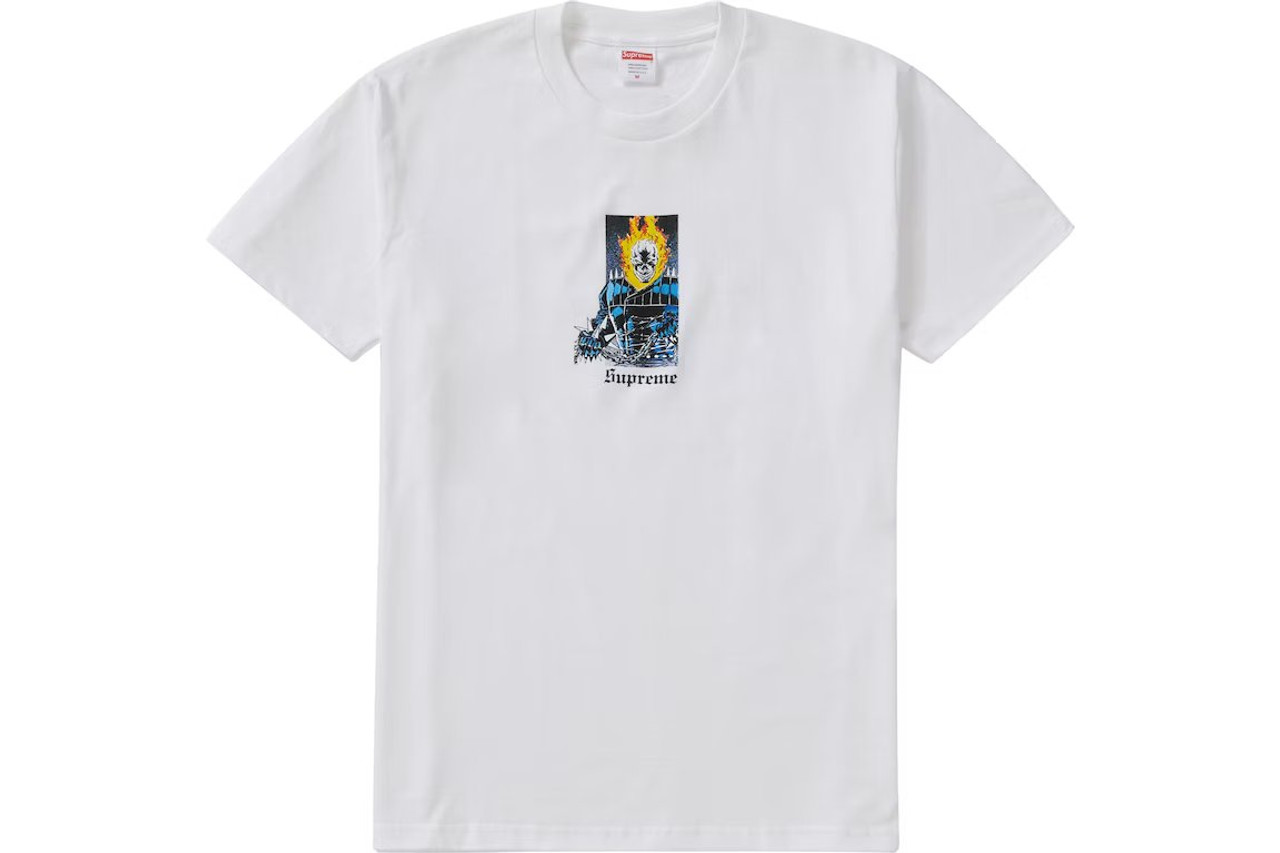 Supreme Ghost Rider Tee White S/S 19’