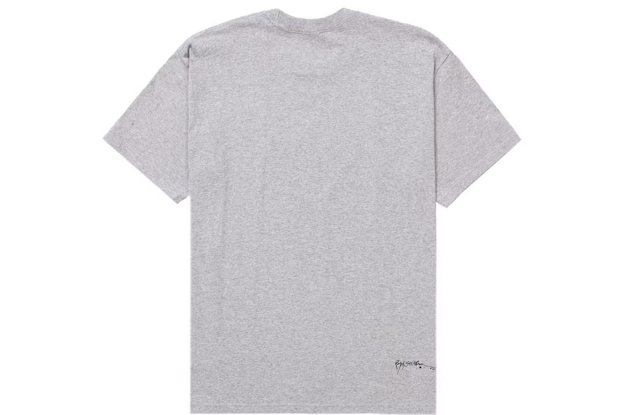 Supreme Ralph Steadman Box Logo Tee Heather Grey S/S 22