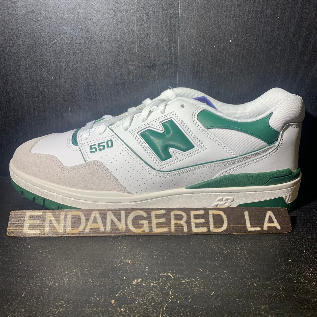 New Balance 550 White Green - ENDANGERED LA