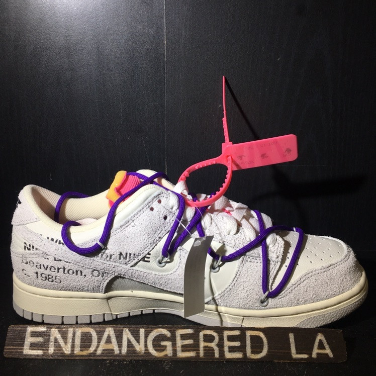 Nike Dunk Low Off White Lot 15 Sz 10.5 