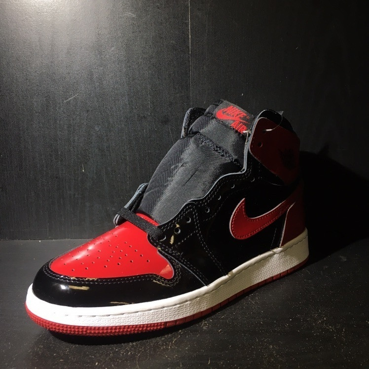 シューズ(女性用) Nike GS Air Jordan 1 High OG Patent Bred s-l400.jpg