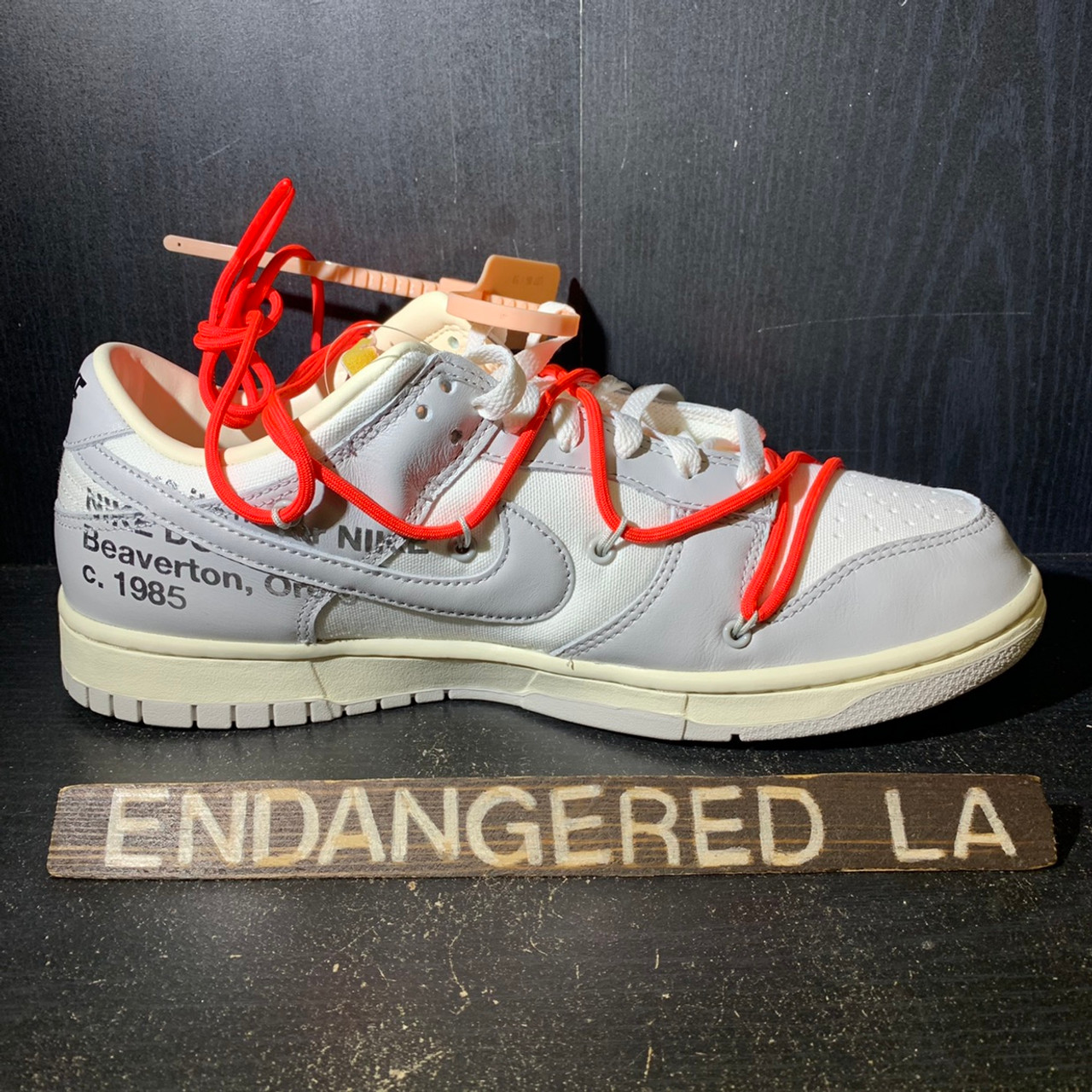 nike off white dunk low lot 6