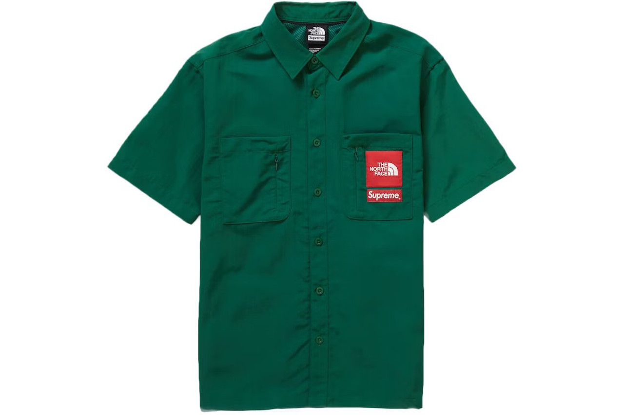 Supreme TNF Trekking S/S Shirt Dark Green S/S 22'