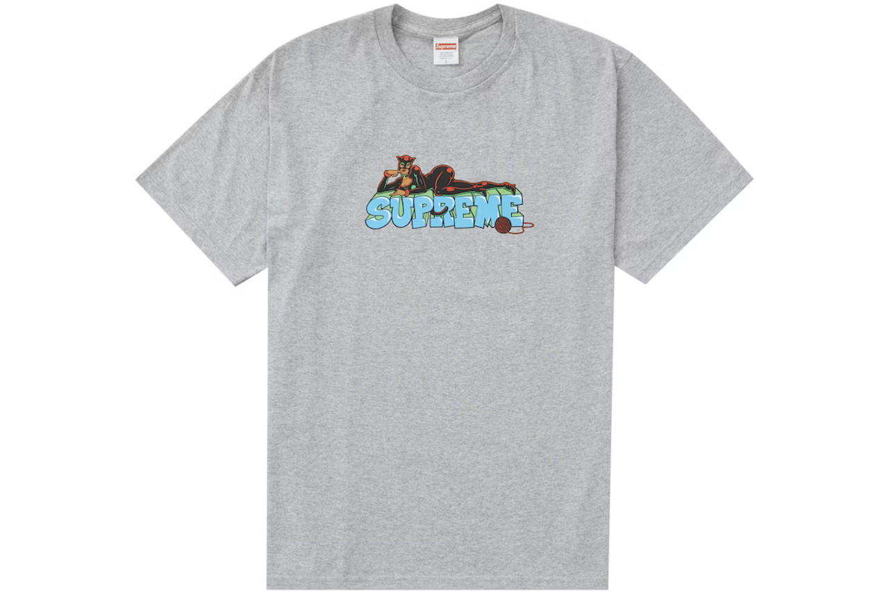 Supreme Gonz Logo Tee Heather Grey