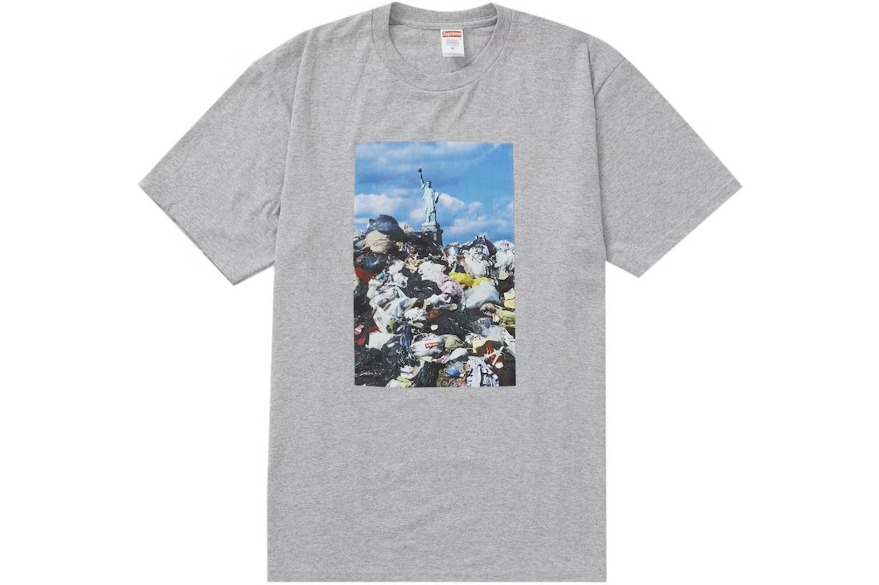 Supreme American Trash Tee Heather Grey F/W 22'