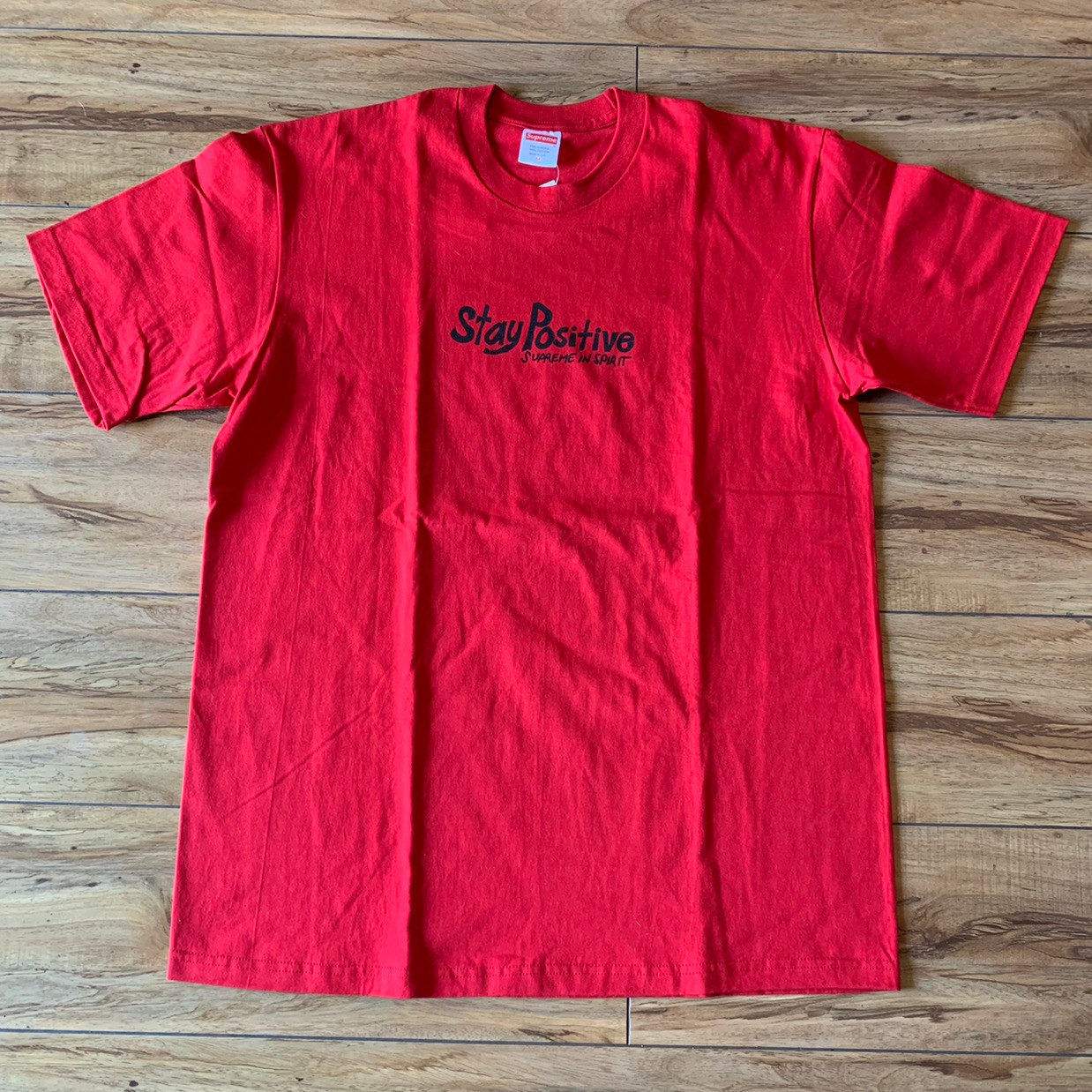 レア新品 FW20 Supreme stay positive tee M レア新品 FW20 Supreme stay positive tee M