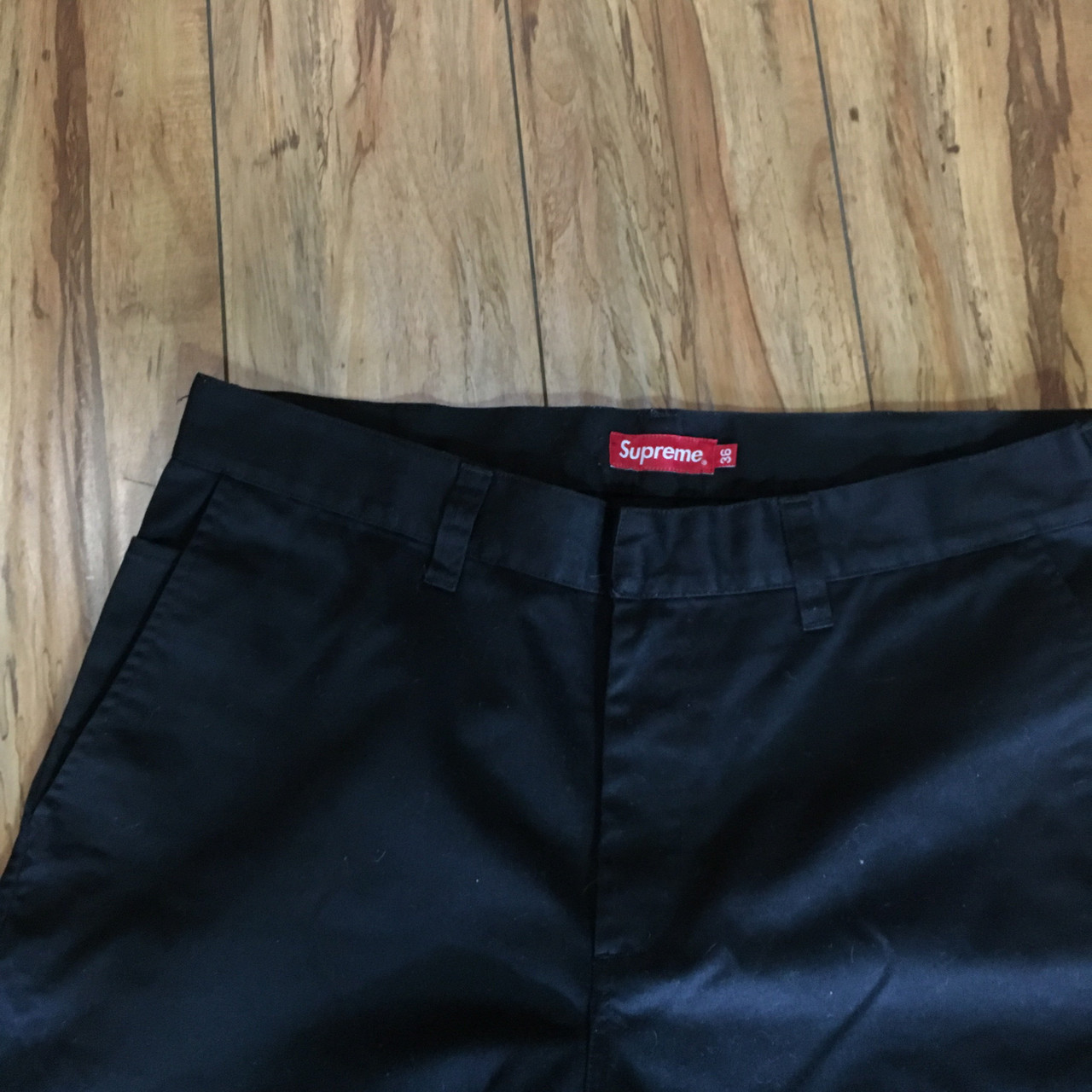 Supreme Work Pants Black F/W 18' Sz 36