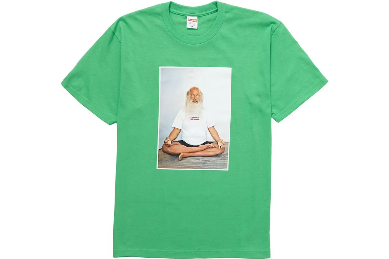 Supreme Rick Rubin Tee Green F/W 21'