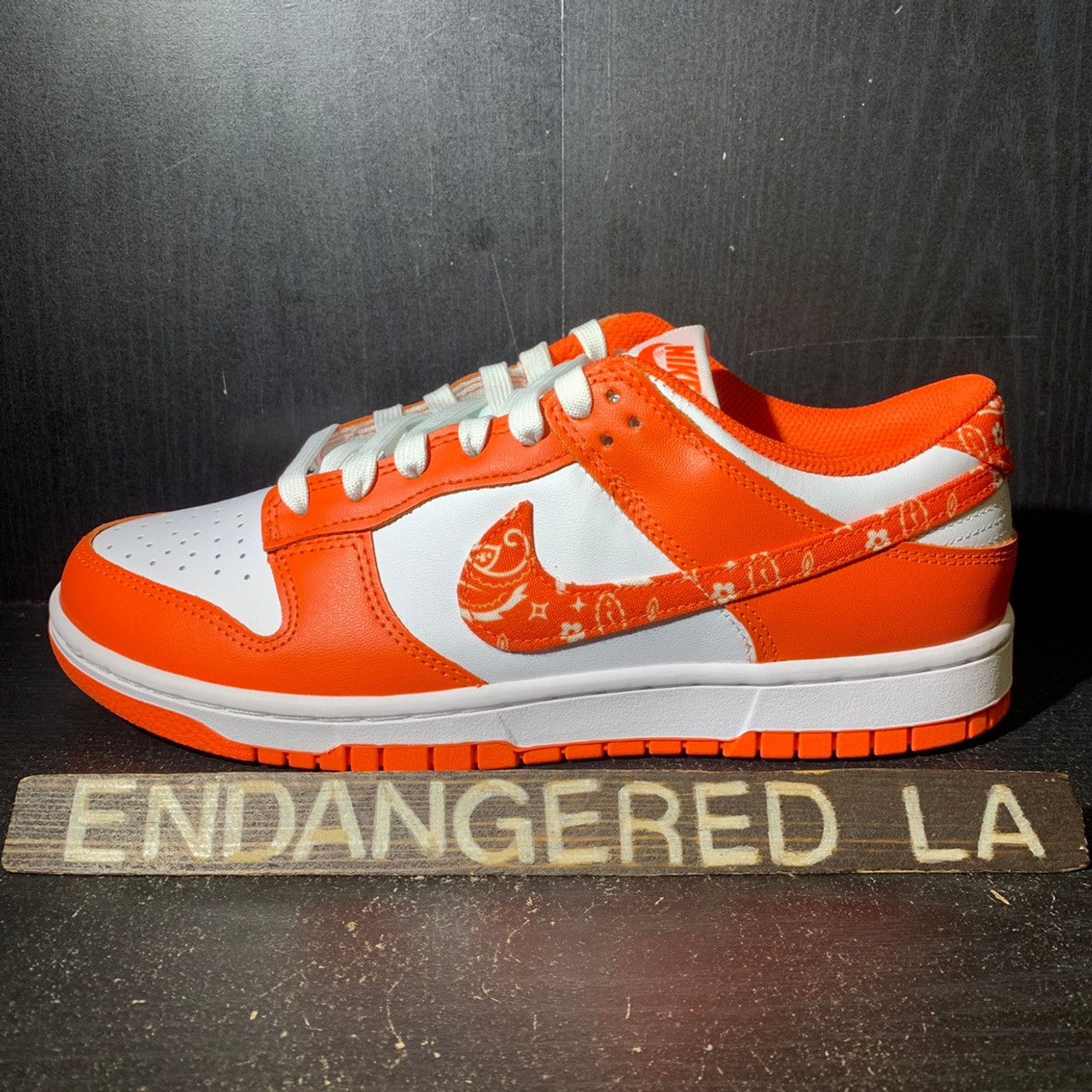 Nike Dunk Low Orange Paisley