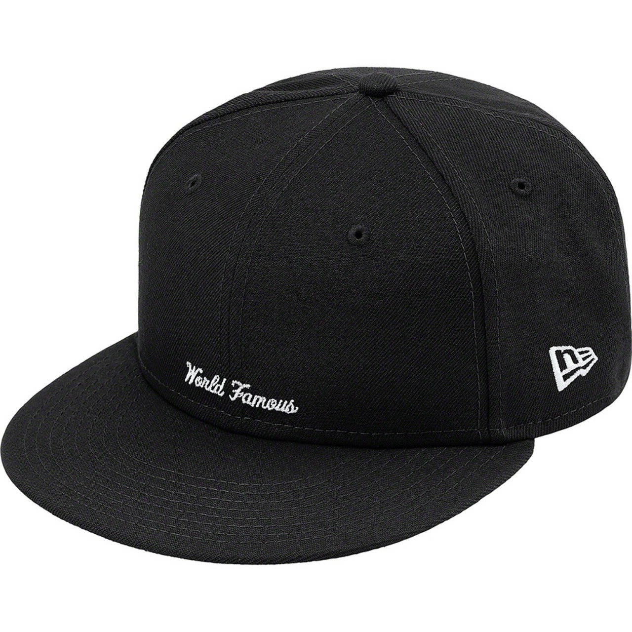 Mitchell & Ness box logo snapback cap in black