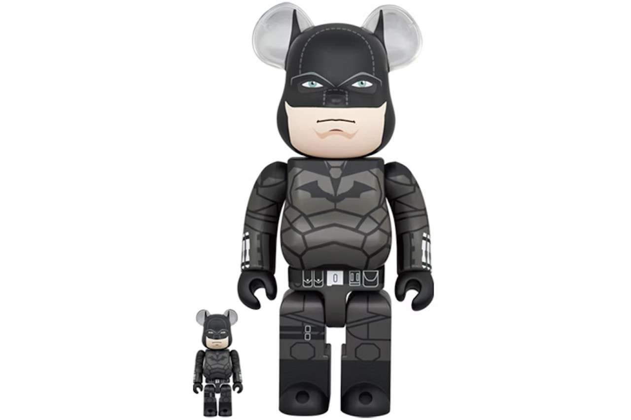 Bearbrick x DC The Batman 100% & 400% Set