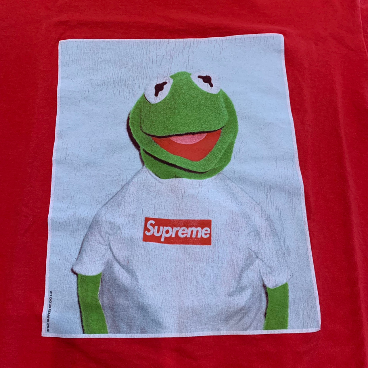 Supreme Kermit Tee Red 08' Sz M (#9439)