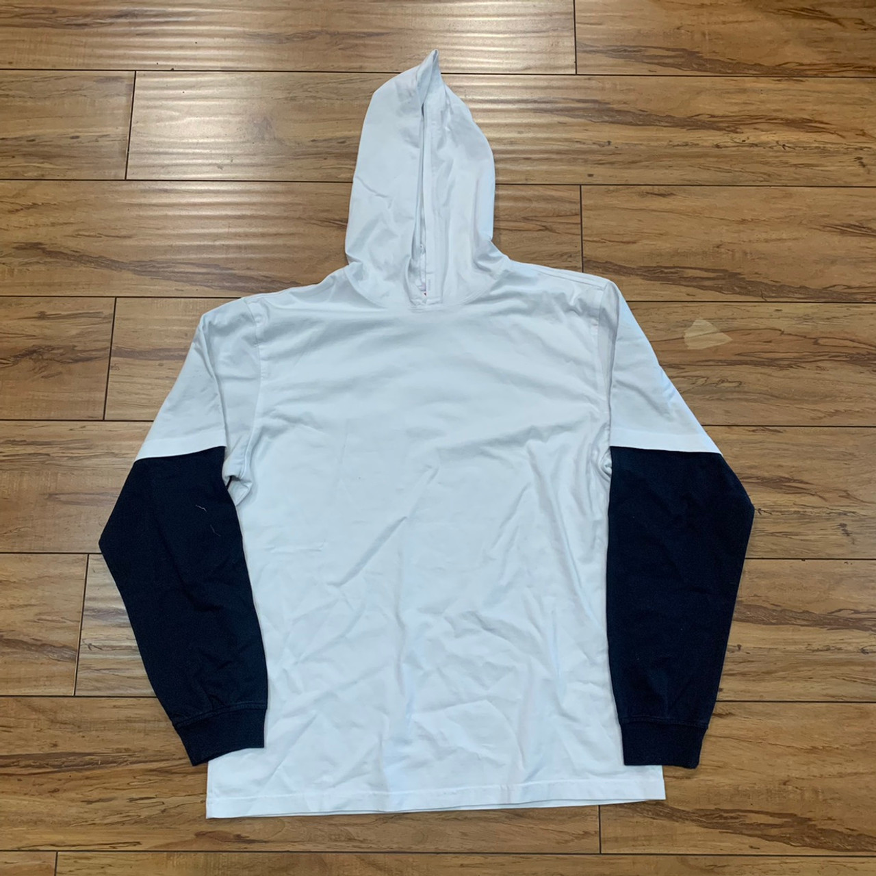 Supreme Layered Hoodie L/S Top White F/W 22' Sz S (#9455)