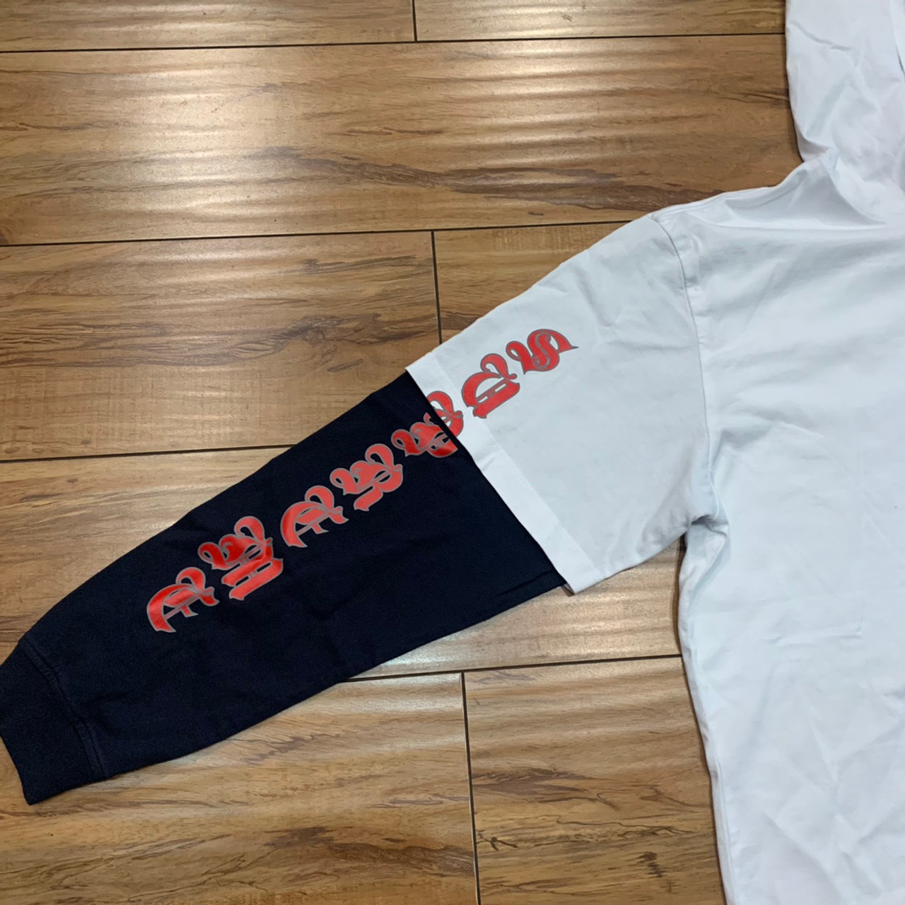 Supreme Layered Hoodie L/S Top White F/W 22' Sz S (#9455)