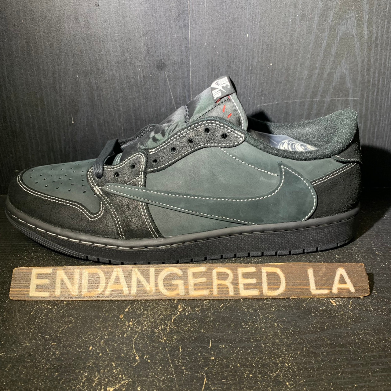 Air Jordan 1 Low Travis Scott Phantom Black - ENDANGERED LA