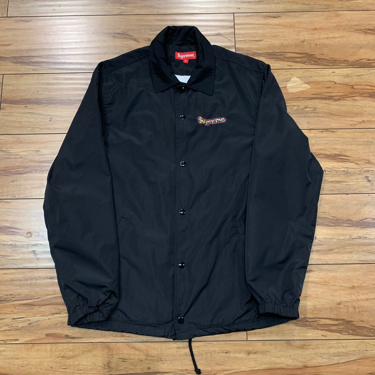 Supreme Gonz Logo Coaches Jacket Black S/S 18' Black Sz S