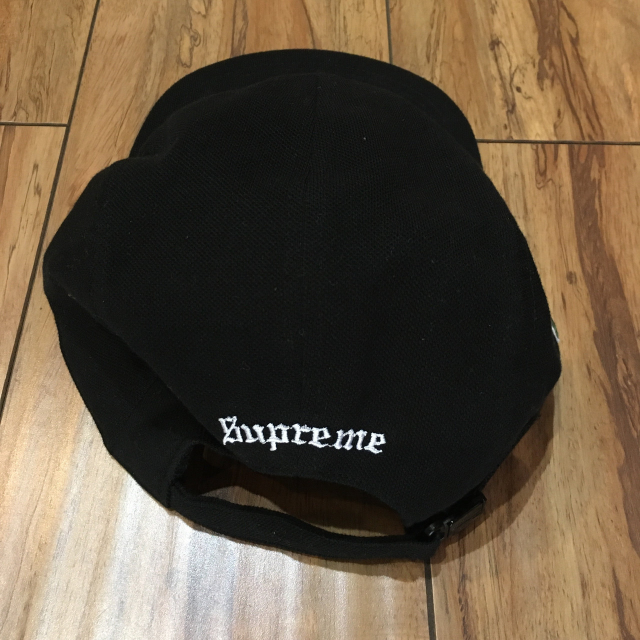 supreme lacoste pique knit camp cap