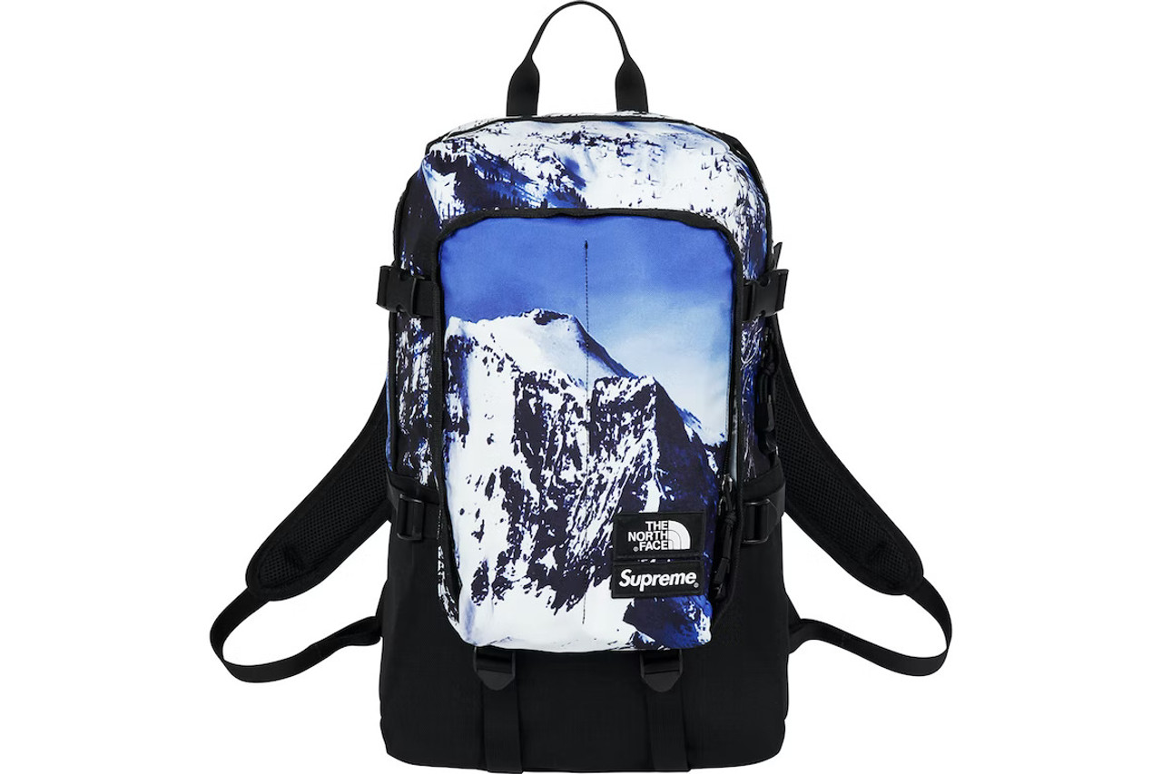 Supreme The North Face Mountain Backpack Blue/White (#9668)