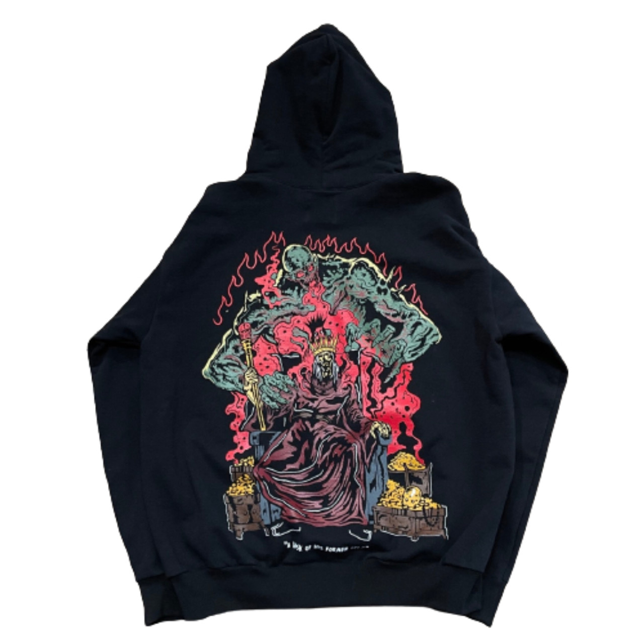 Warren Lotas Crying King Hoodie Black