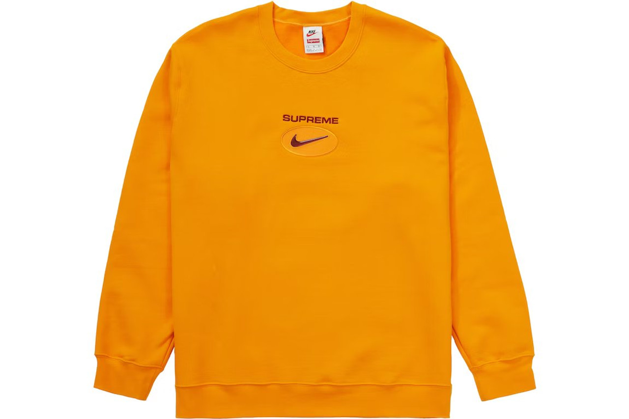 Supreme Nike Jewel Crewneck Orange F/W 20'