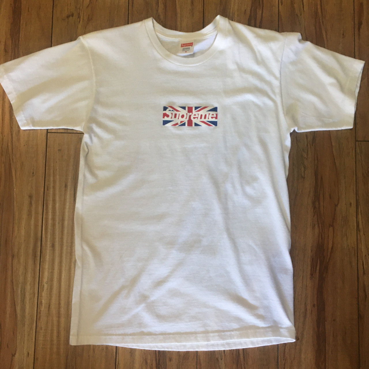 SUPREME Union Jack Box Logo Tee UK 11aw - ファッション