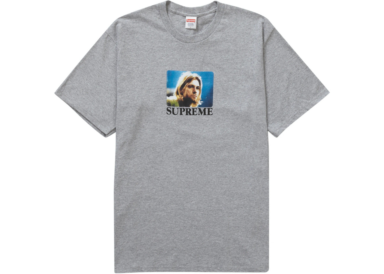 Supreme Kurt Cobain Tee Grey S/S '