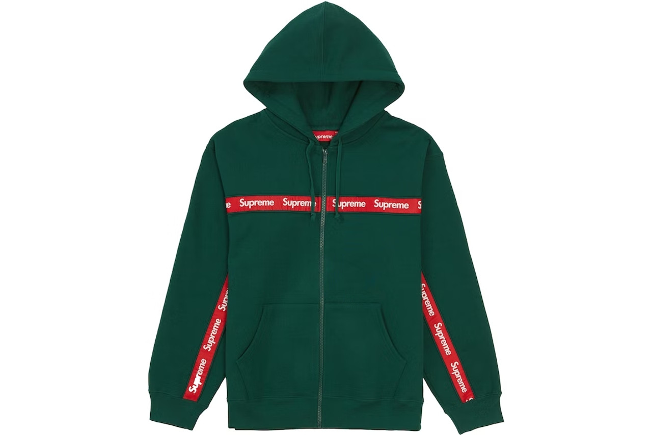 半価販売 Supreme text rib hooded 19aw パーカー フーディー