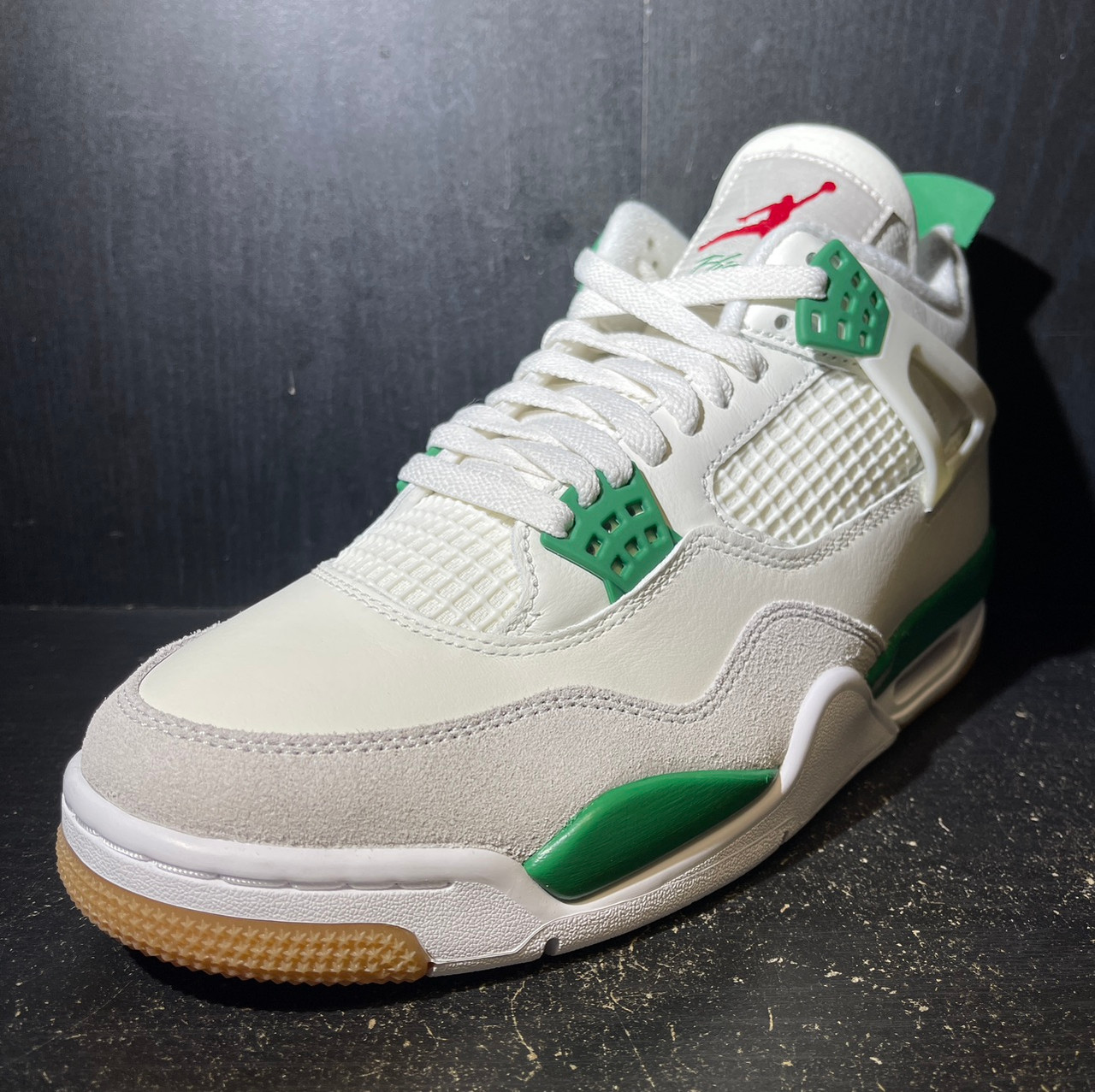 Air jordan 4 classic on sale green