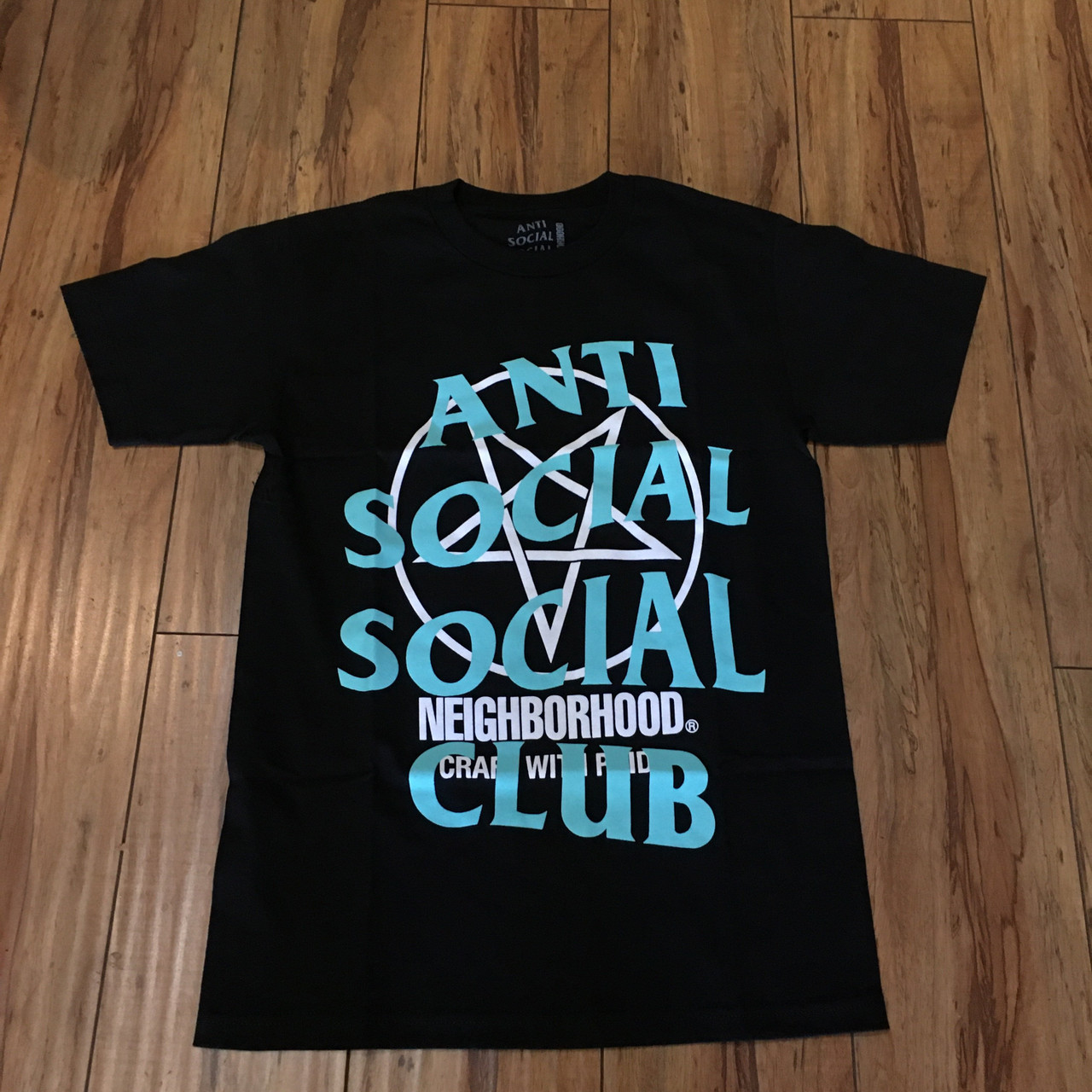 Anti Social Social Club x Neighborhood Tee Black/Blue