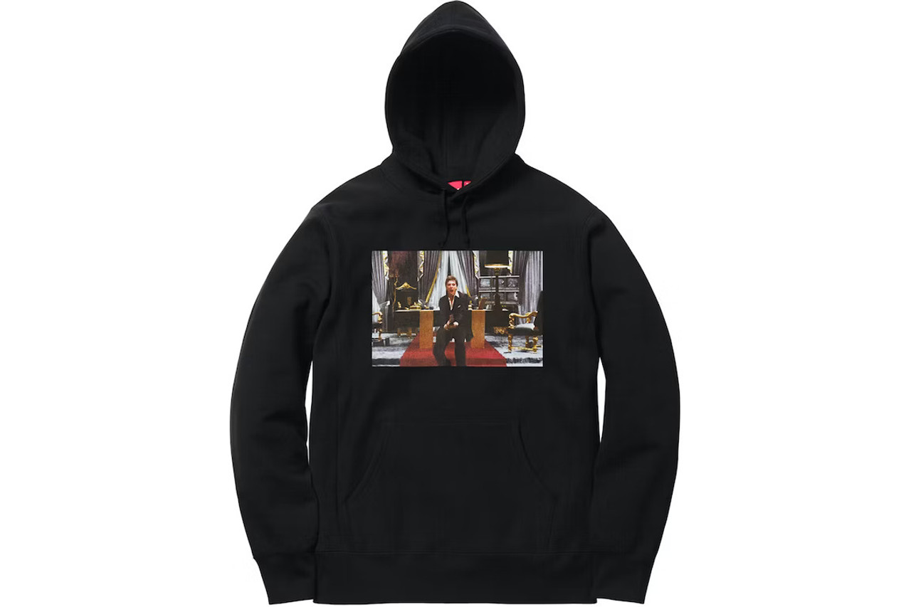 Supreme Hoodie Scarface Friend Black F/W 17'