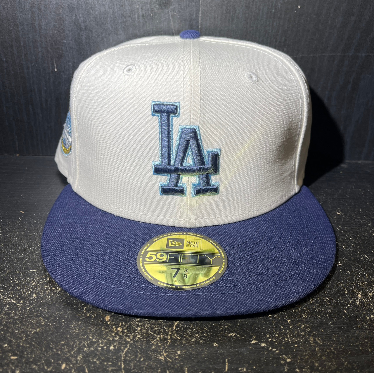 New Era LA Fitted Hat Autumn Chill Sz 7 3/8 (#9851)