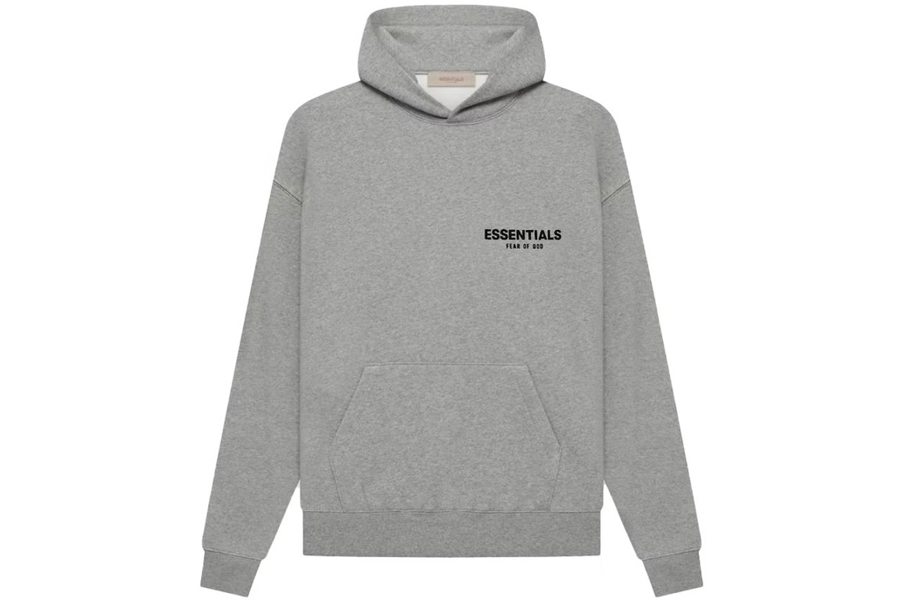 Fear of God Essentials Core Collection Hoodie Black/Stretch Limo Sz S  (#8119))