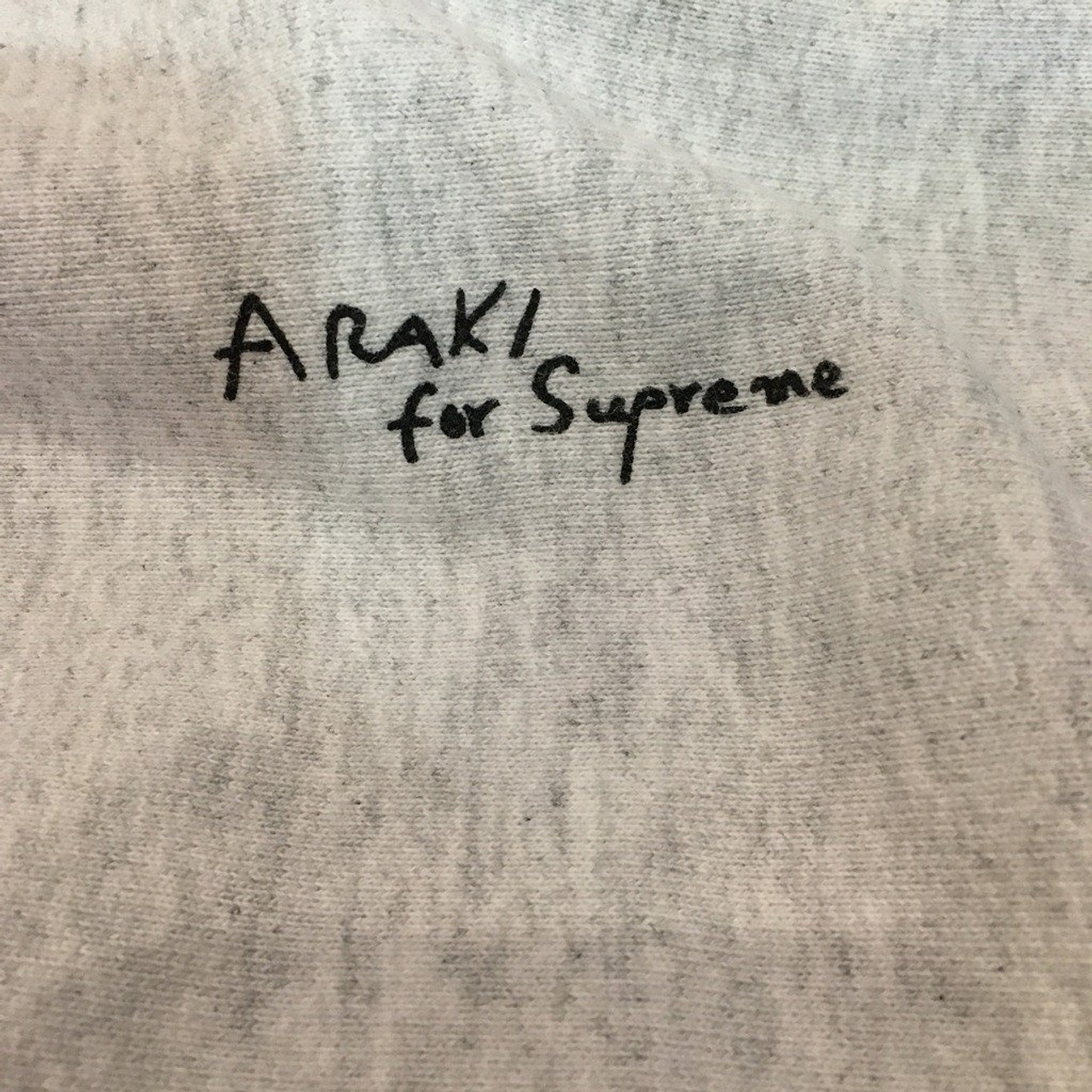 Supreme Hoodie Araki Rose Grey F/W 16' Sz L (#3146)