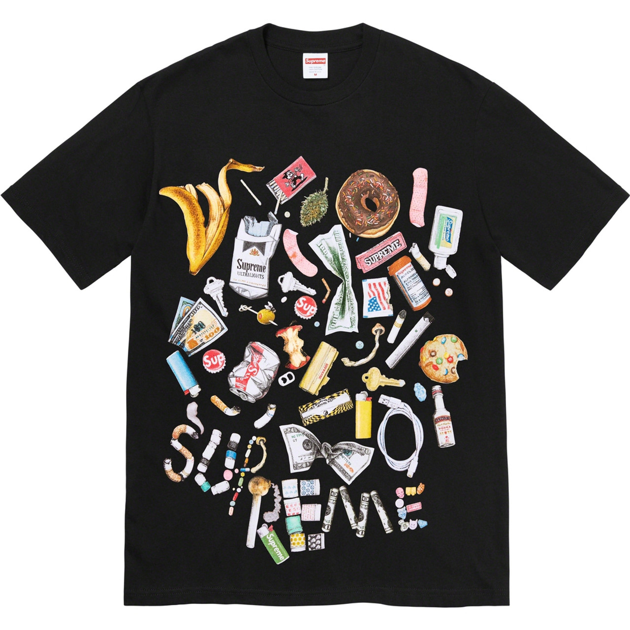 Supreme Black T-Shirt by Rep the Brand - Fine Art America