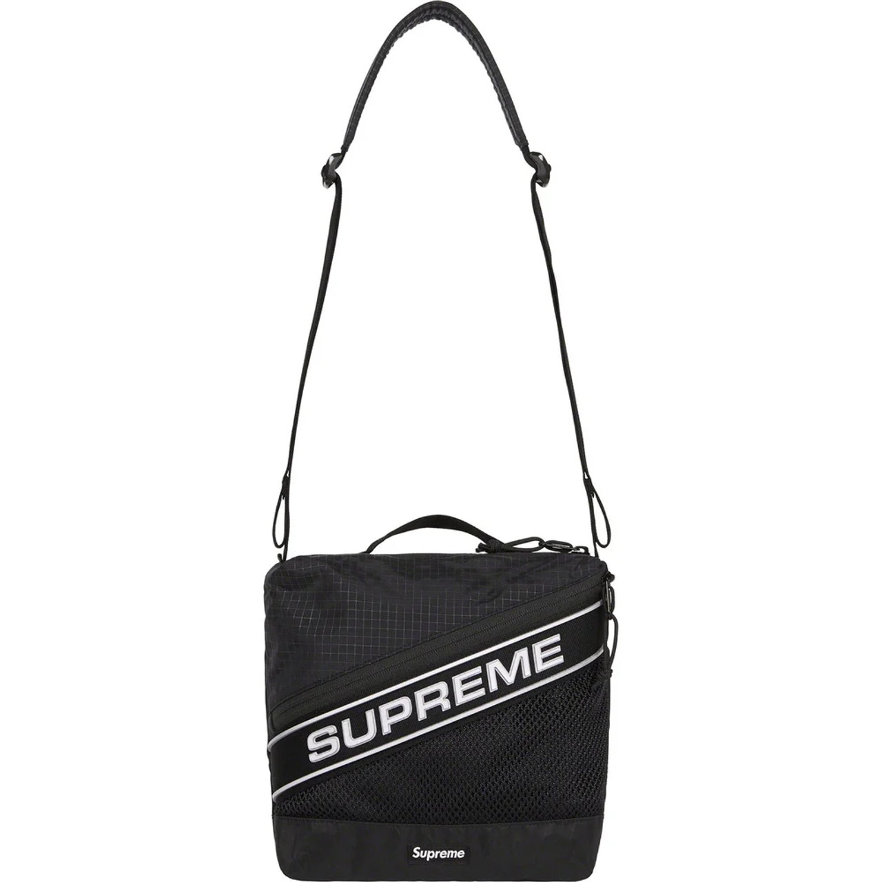 Supreme 3D Logo Shoulder Bag Black F/W 23'