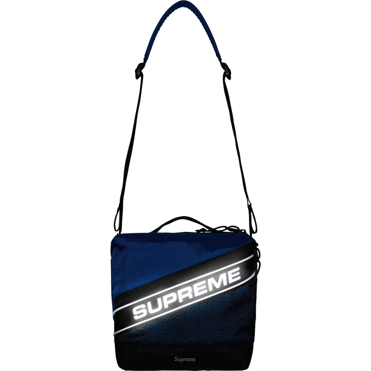 Supreme 3D Logo Shoulder Bag Blue/Multi F/W 23'