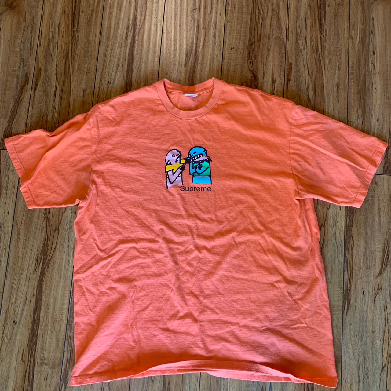 Supreme Freaking Out Tee Orange