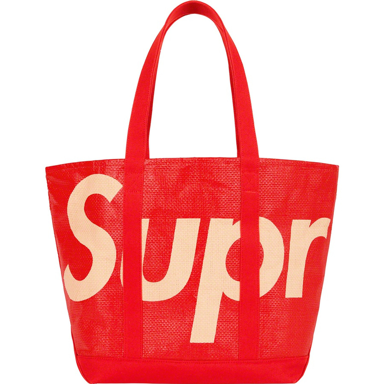 Supreme Raffia Tote Red S/S 20'