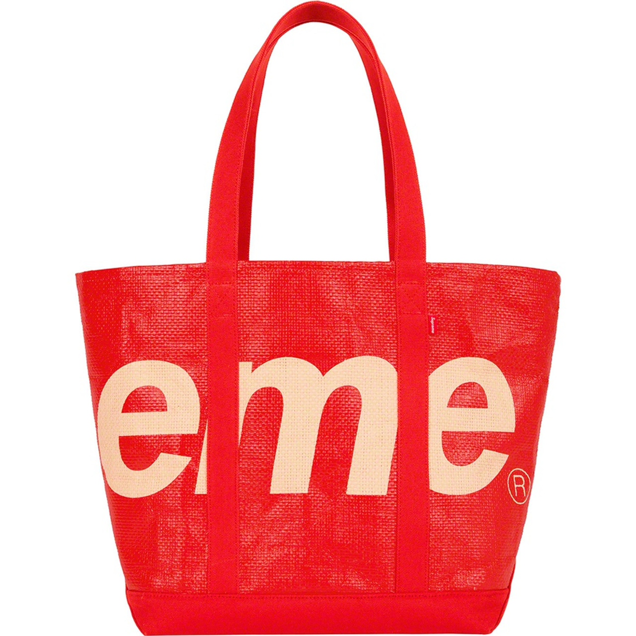 Supreme Raffia Tote RED 新品未開封　国内オンライン購入