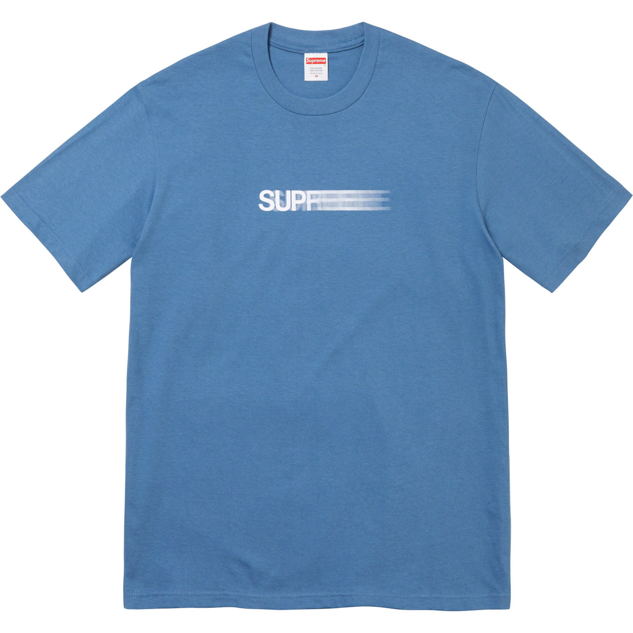 Supreme Motion Logo Tee Faded Blue S S 23