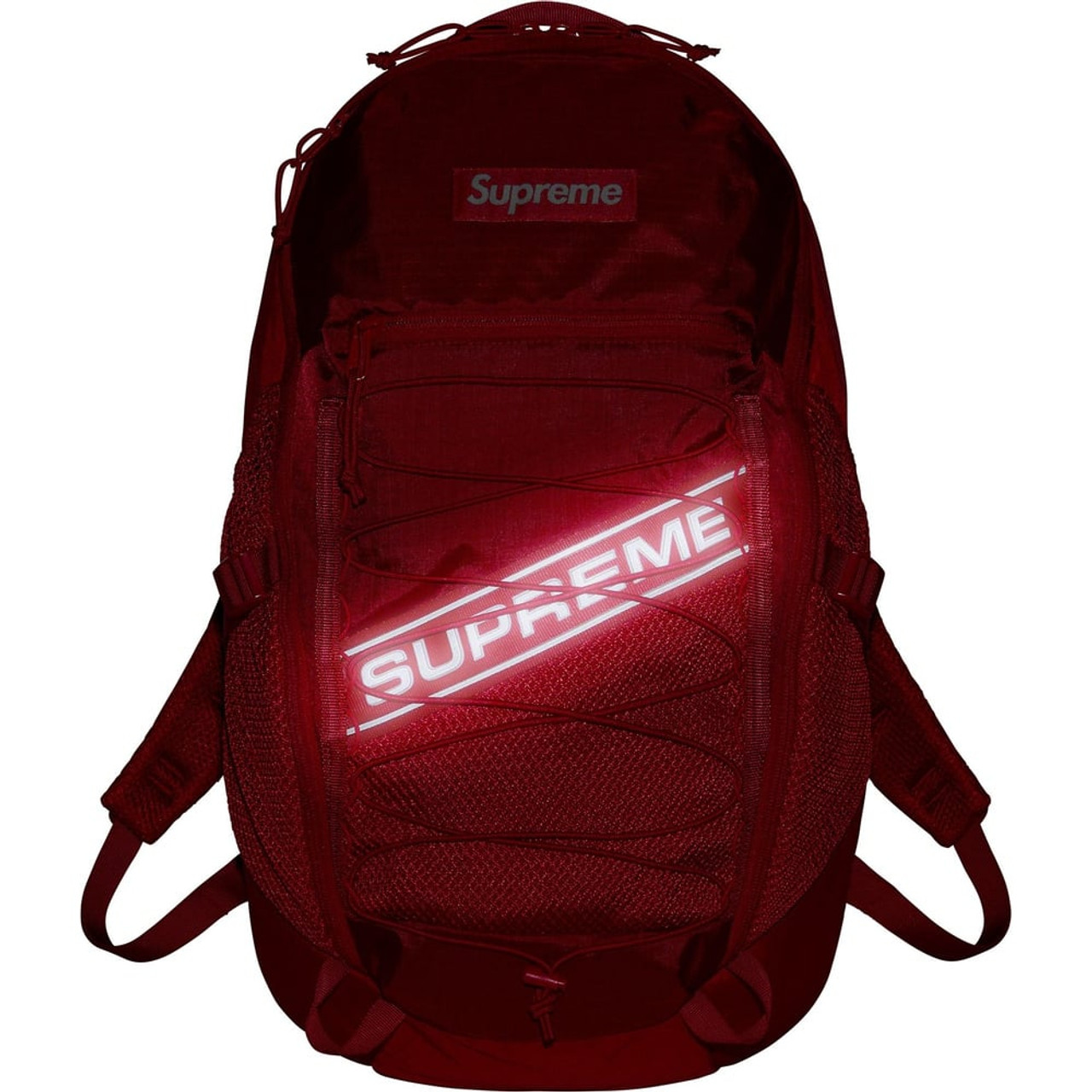 Supreme Logo Backpack Red (FW23) - – Izicop
