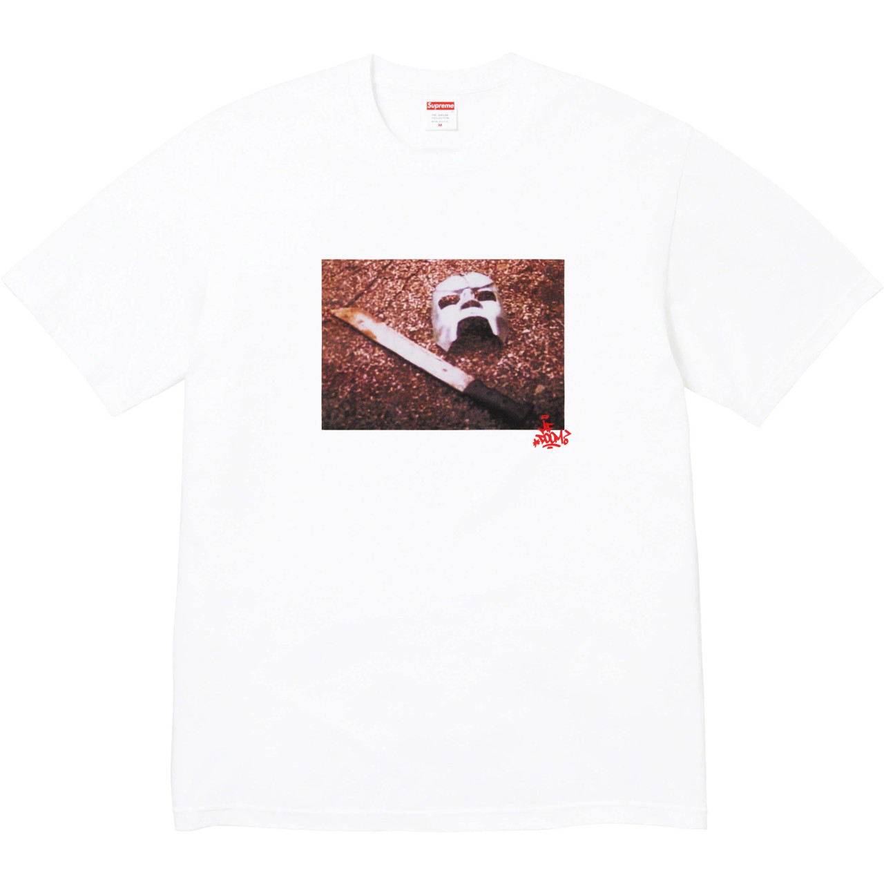 Supreme MF Doom Tee White F/W 23'